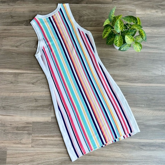 525 America Multicolor Striped Sleeveless Sweater Dress – Size S - Picture 8 of 11